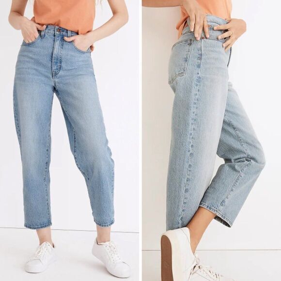 NEW Madewell USA-made Balloon Jeans in Whistler Wash, 25 - Picture 3 of 16